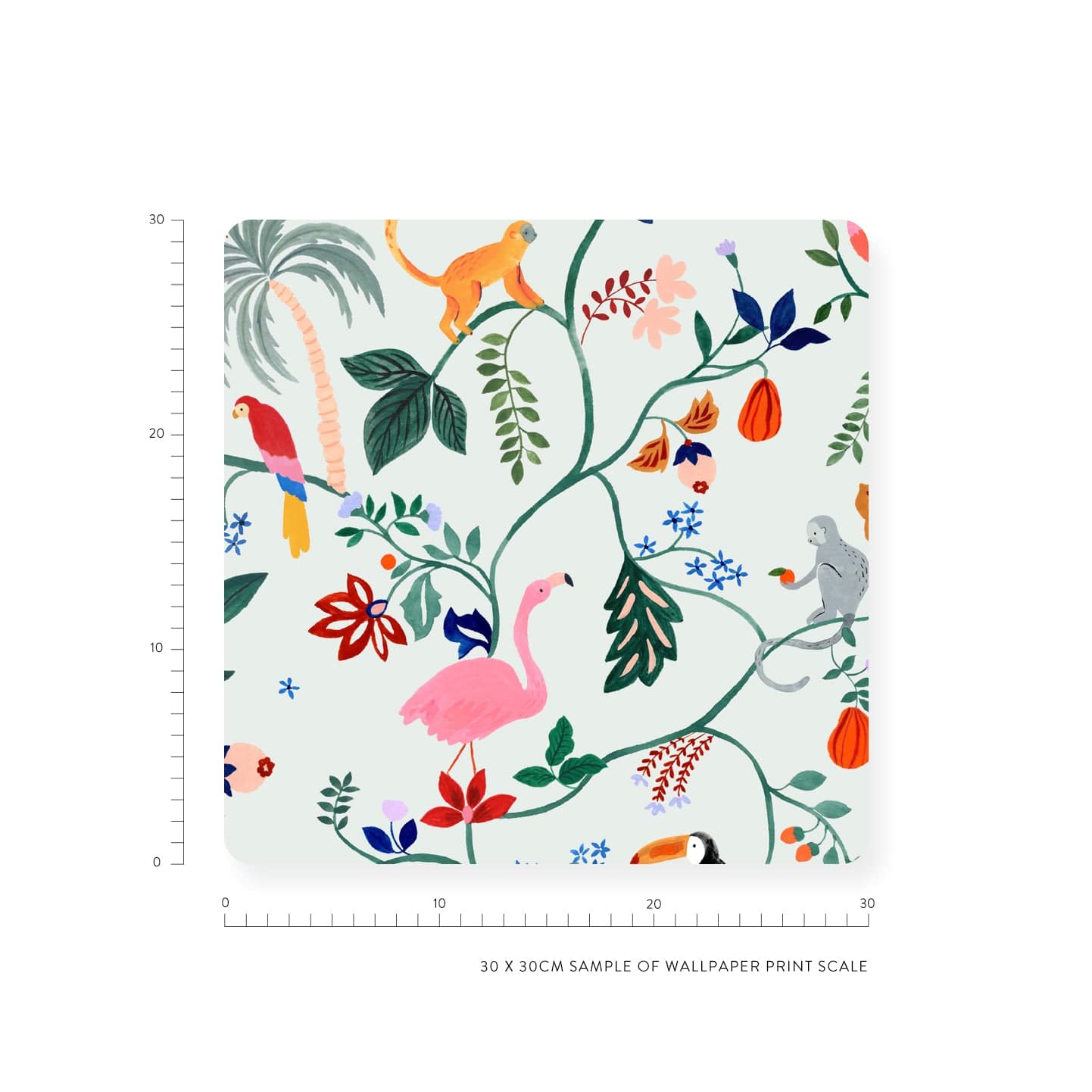 Wallpaper Utopia Menagerie Blue Wallpaper