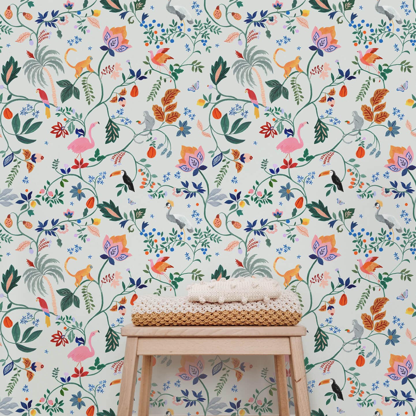 Wallpaper Utopia Menagerie Blue Wallpaper