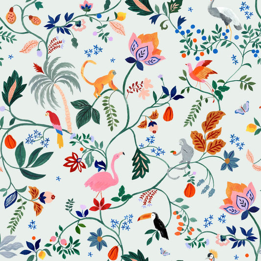 Wallpaper Utopia Menagerie Blue Wallpaper