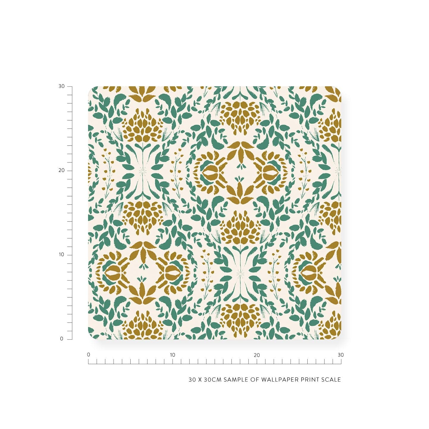 Wallpaper Woodland Leaves Green Wallpaper