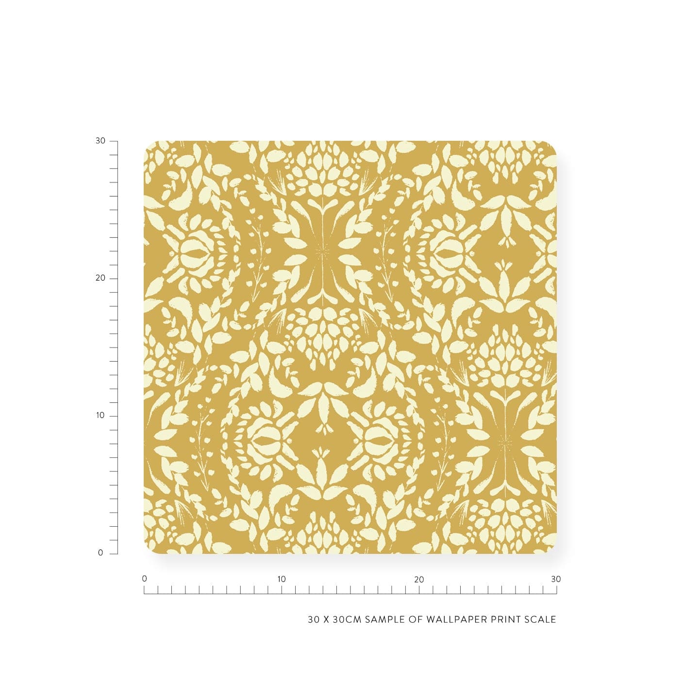 Wallpaper Woodland Leaves Yellow Wallpaper