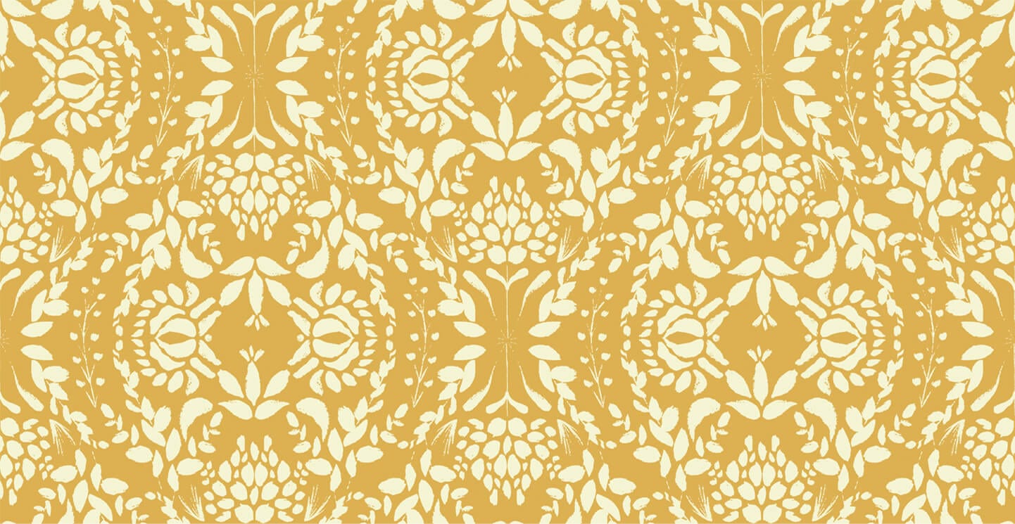 Wallpaper Woodland Leaves Yellow Wallpaper