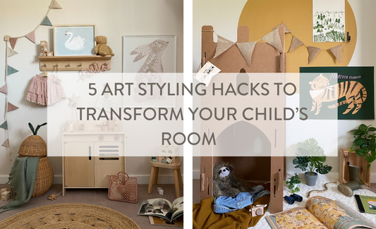 5 Fun Ways to Style Art Prints That Will Transform Your Child's Room