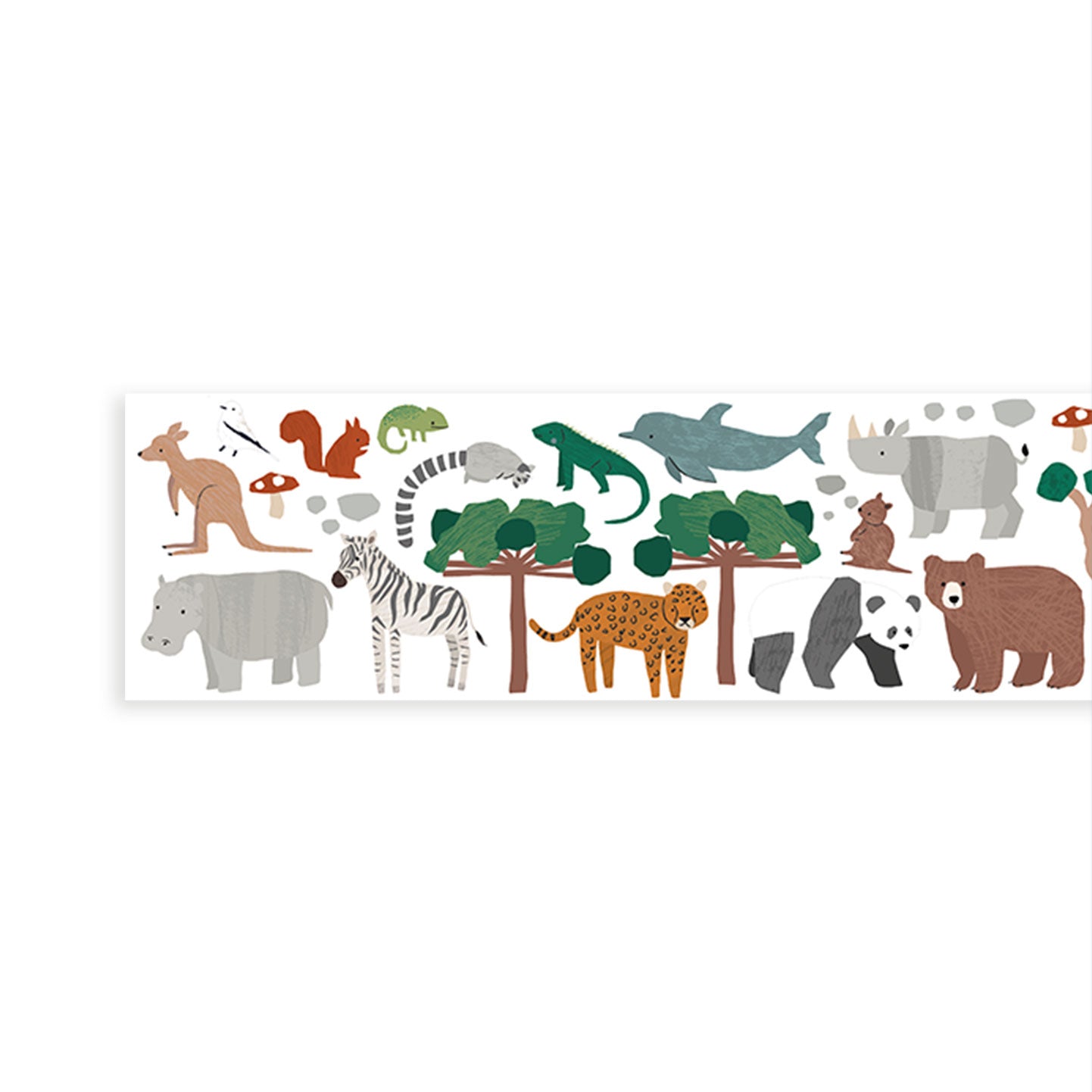 Animals of the World Wall Stickers