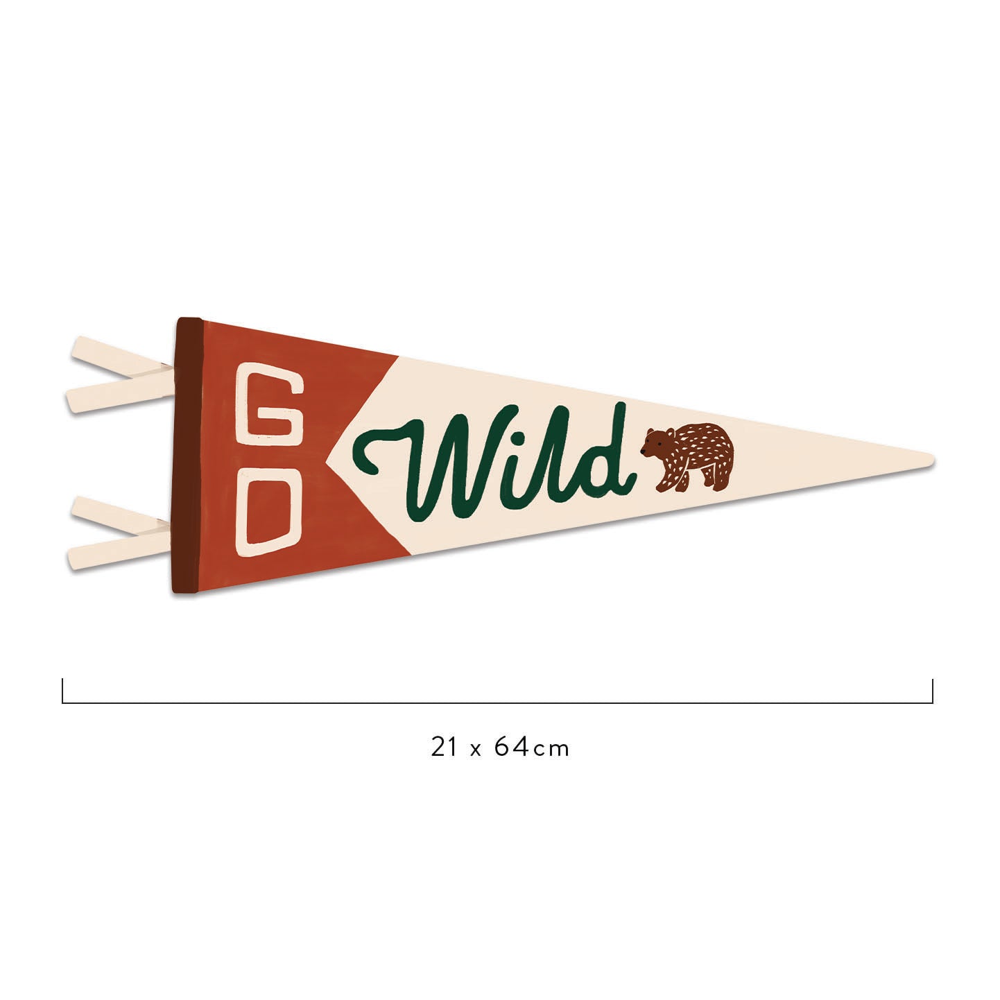 Go Wild Flag Wall Decal