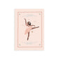 Art Print Maria / 15x20cm (6x8") / Black Hanger Arabesque Pose Ballerina Art Print