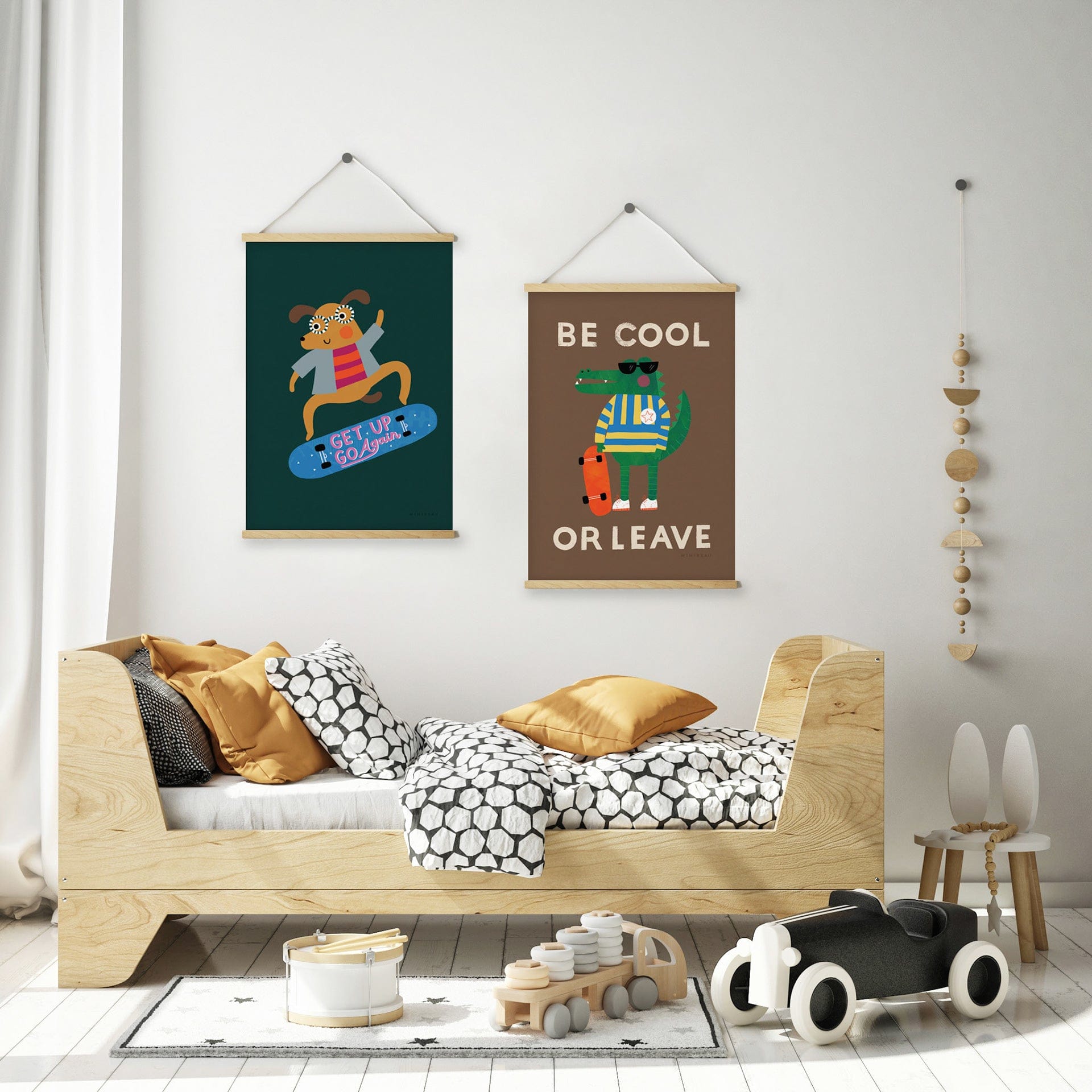 Be Cool or Leave Kids Art Print|Inspirational|Sustainable – MINIBEAU