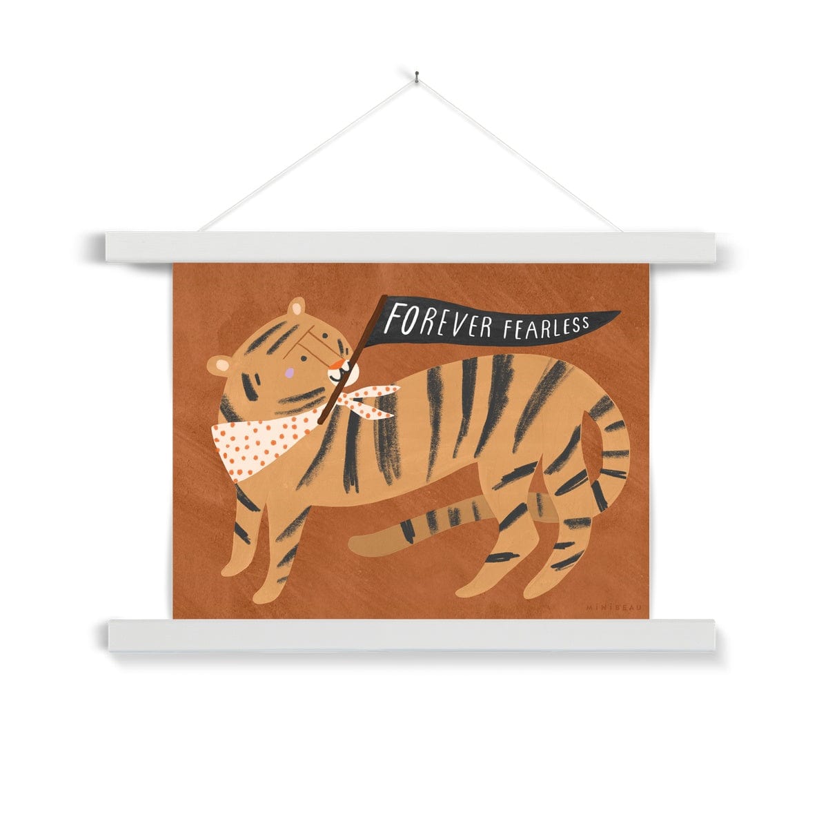 Art Print Ochre / 20x15cm (8x6") / White Hanger Forever Fearless Art Print