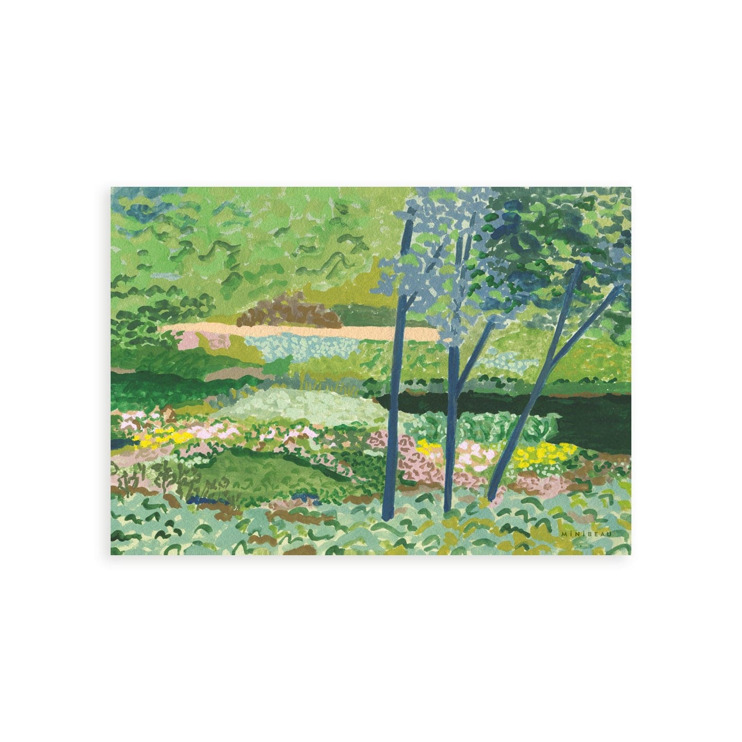 Art Print 15x20cm (6x8") / No Frame Garden Art Print