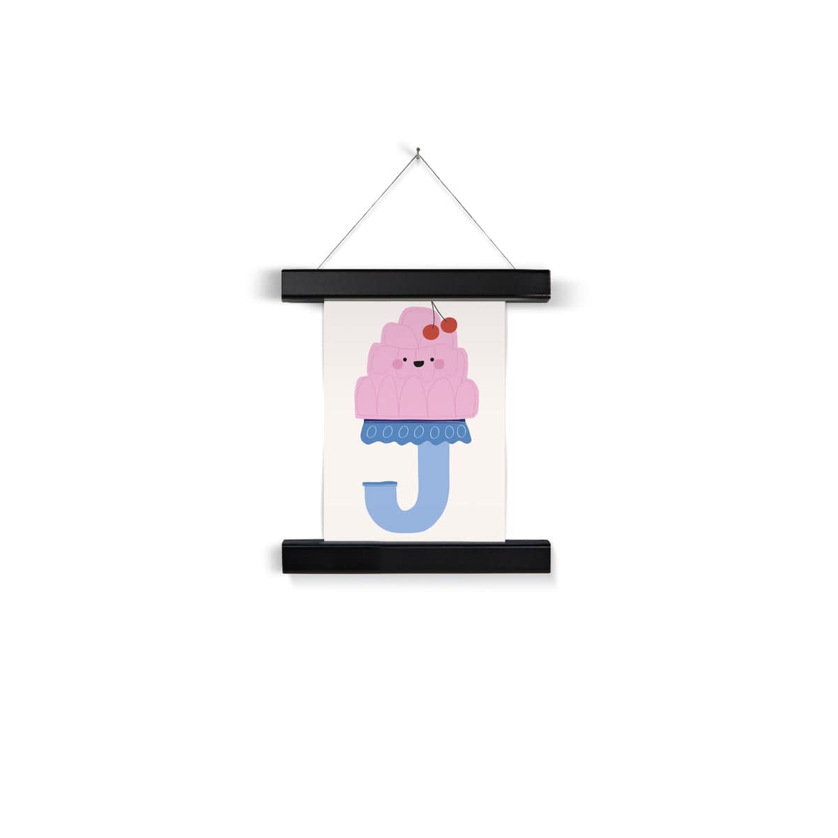 Art Print Happy Alphabet 'J' Art Print - Personalisable