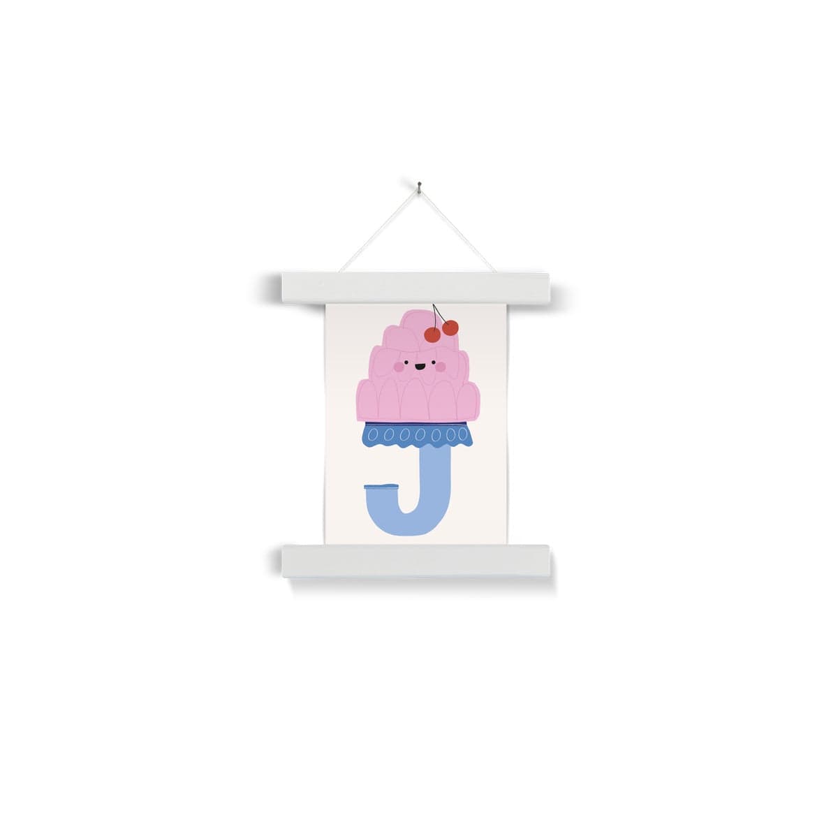 Art Print Happy Alphabet 'J' Art Print - Personalisable