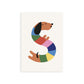 Art Print 15x20cm (6x8") / No Frame Happy Alphabet 'S' Art Print - Personalisable