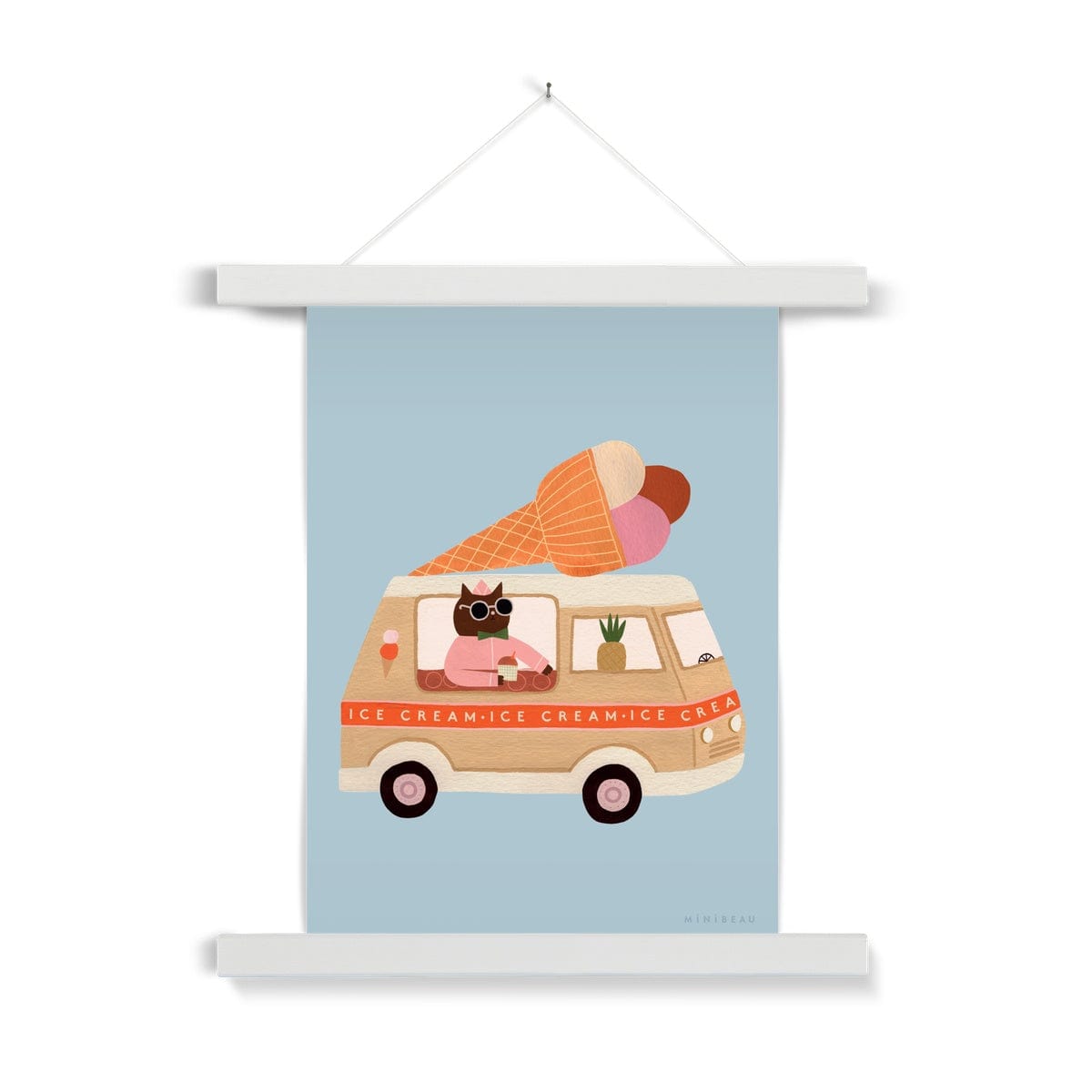 Art Print Ice Cream Van Art Print