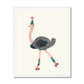 Party Ostrich Art Print