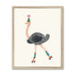 Party Ostrich Art Print