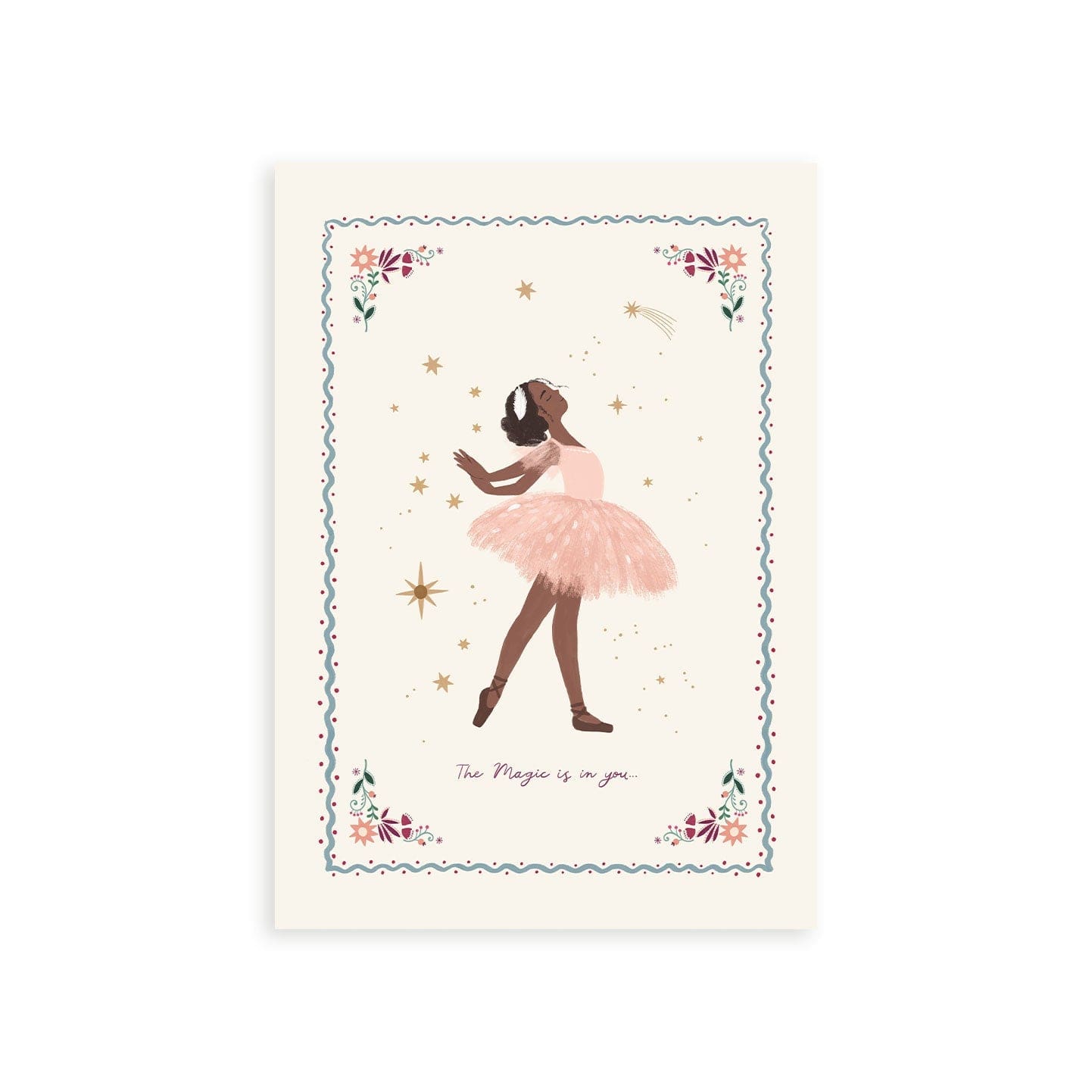 Art Print Maria / 15x20cm (6x8") / No Frame The Magic is in You Ballerina Art Print