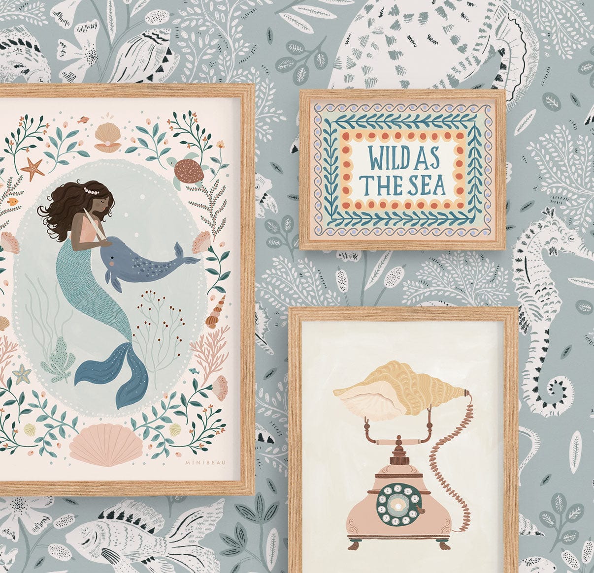 Art Print Wild as the Sea Gallery Wall