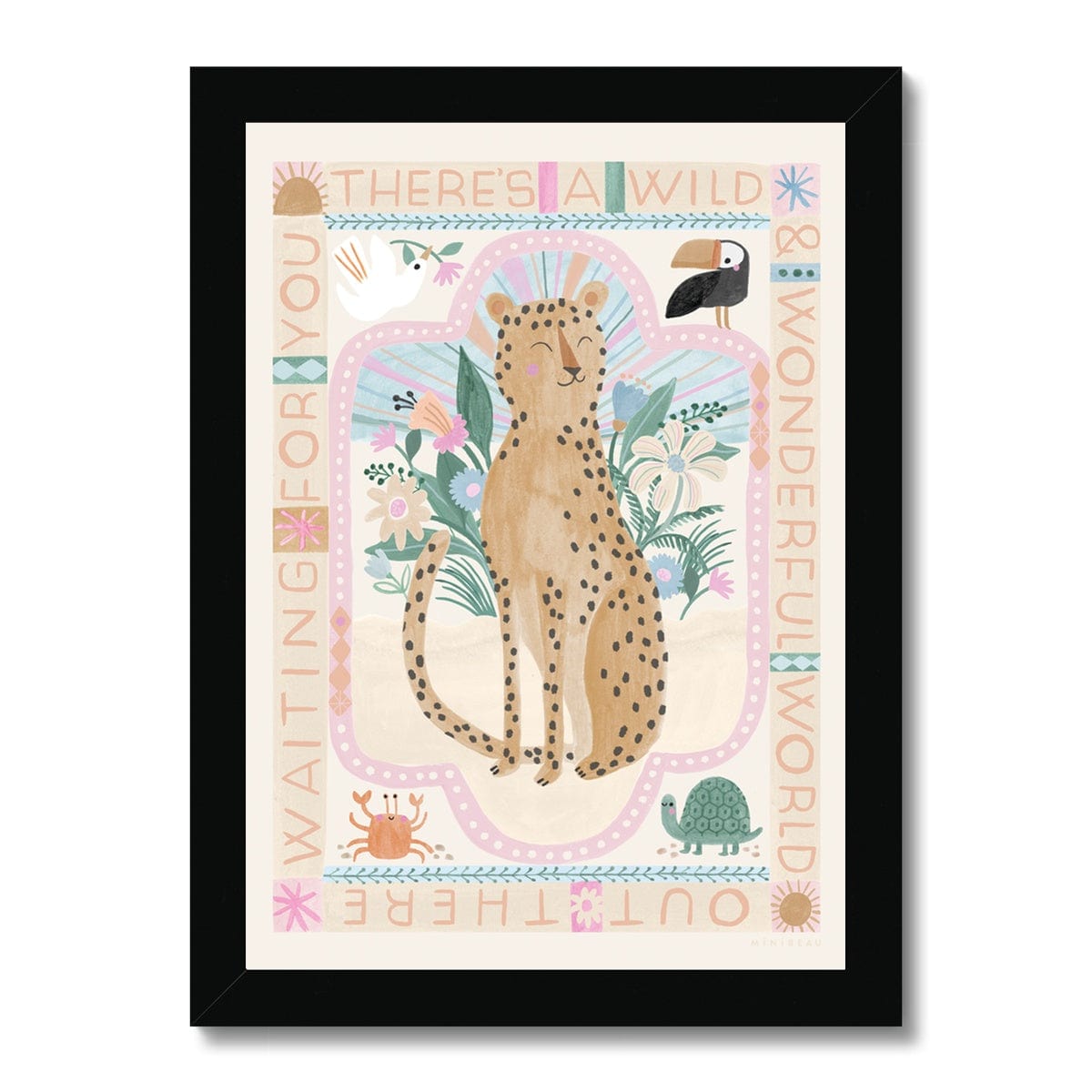 Art Print Wild, Wonderful World Leopard Print