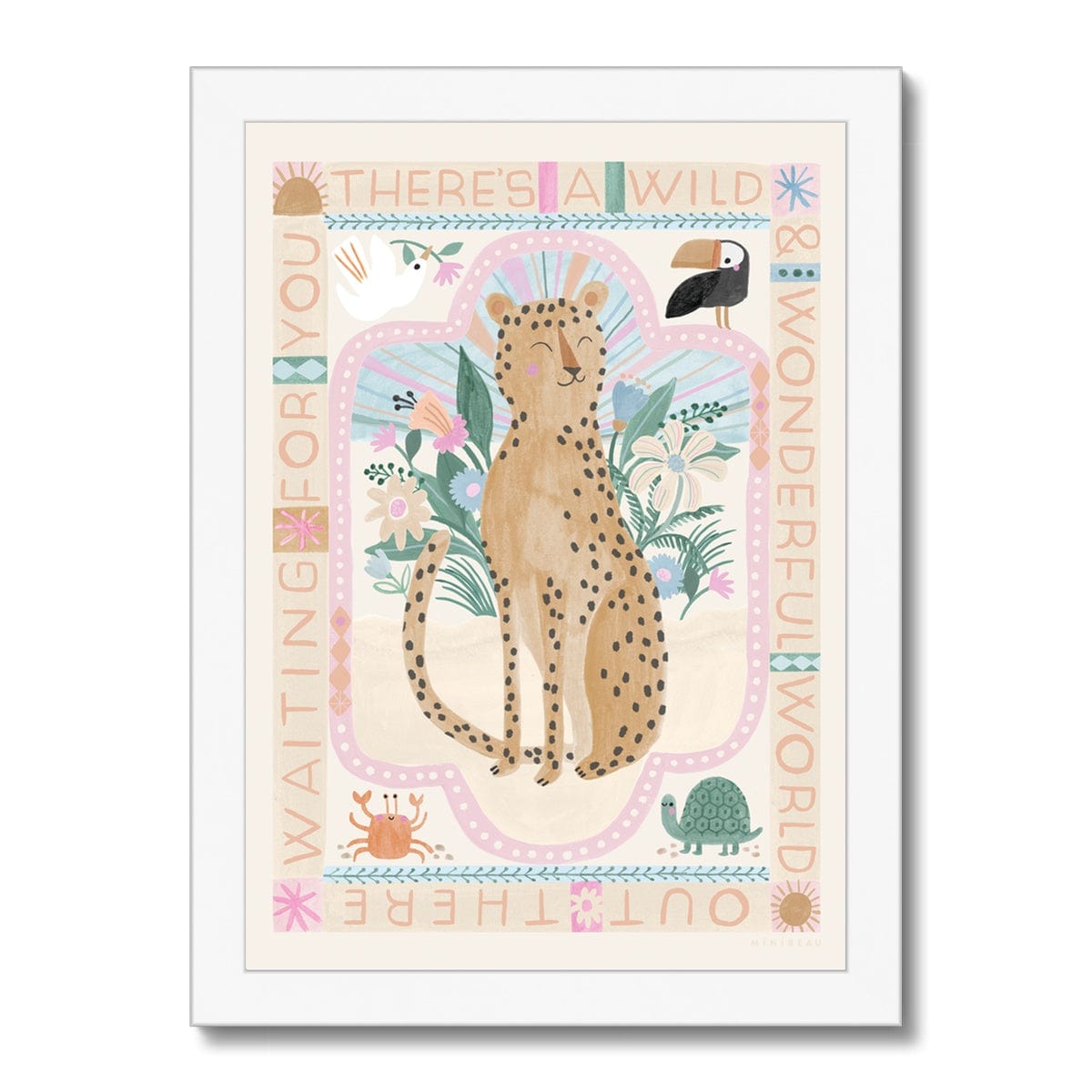 Art Print Wild, Wonderful World Leopard Print