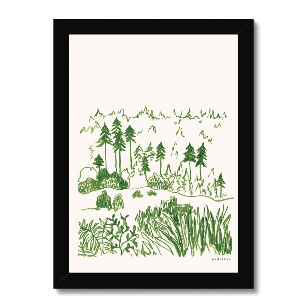 Art Print Woods Art Print