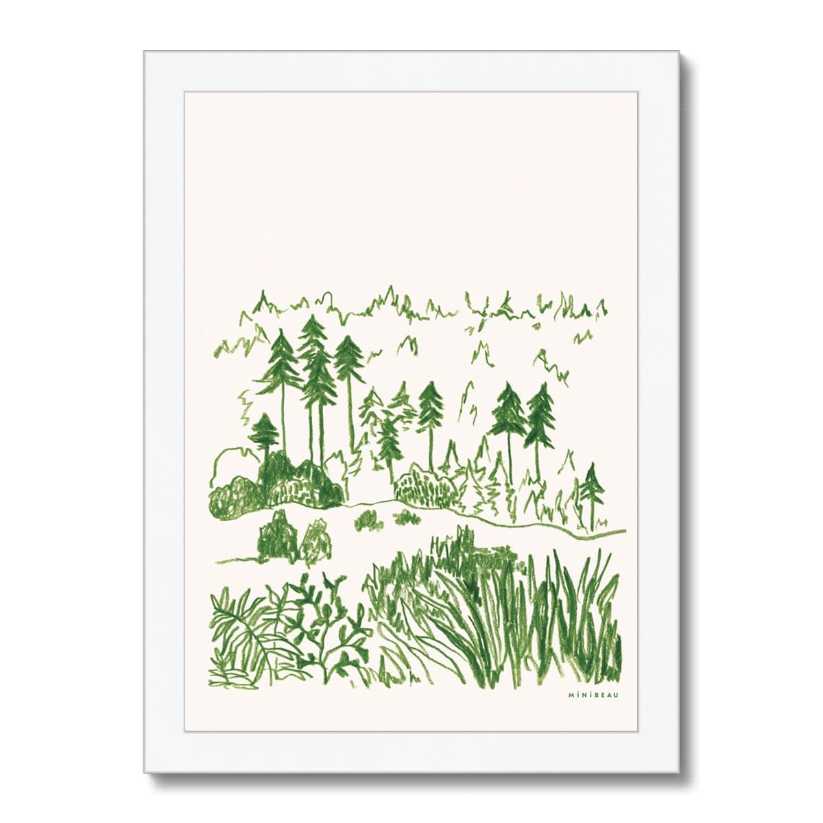 Art Print Woods Art Print