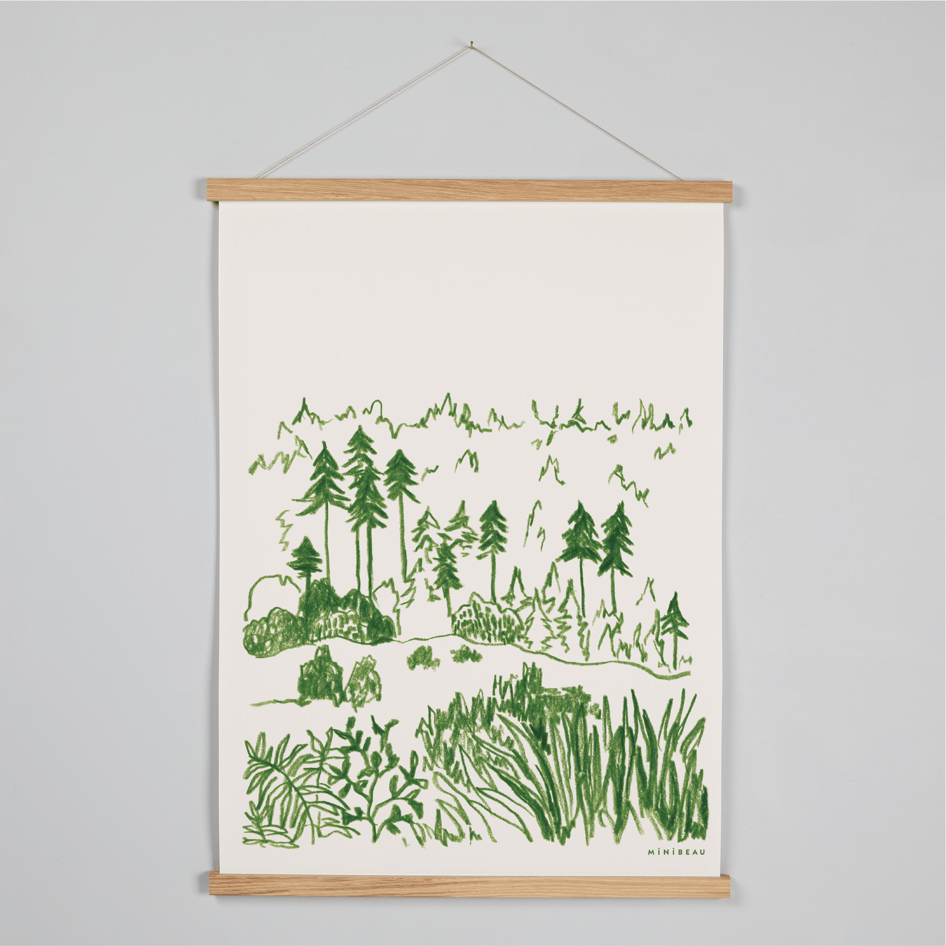 Art Print Woods Art Print