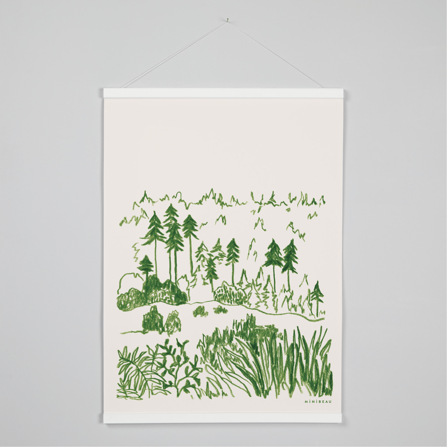 Art Print Woods Art Print