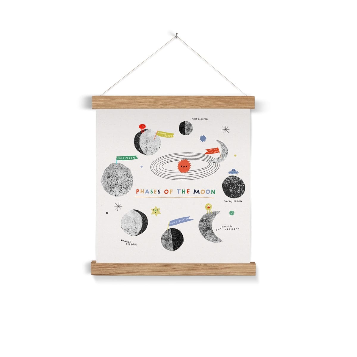 Fine art Phases of the Moon Art Print