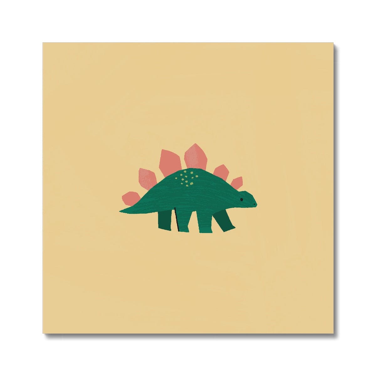 Fine art 15x15cm (6"x6") Safari - Dino Square Art Print