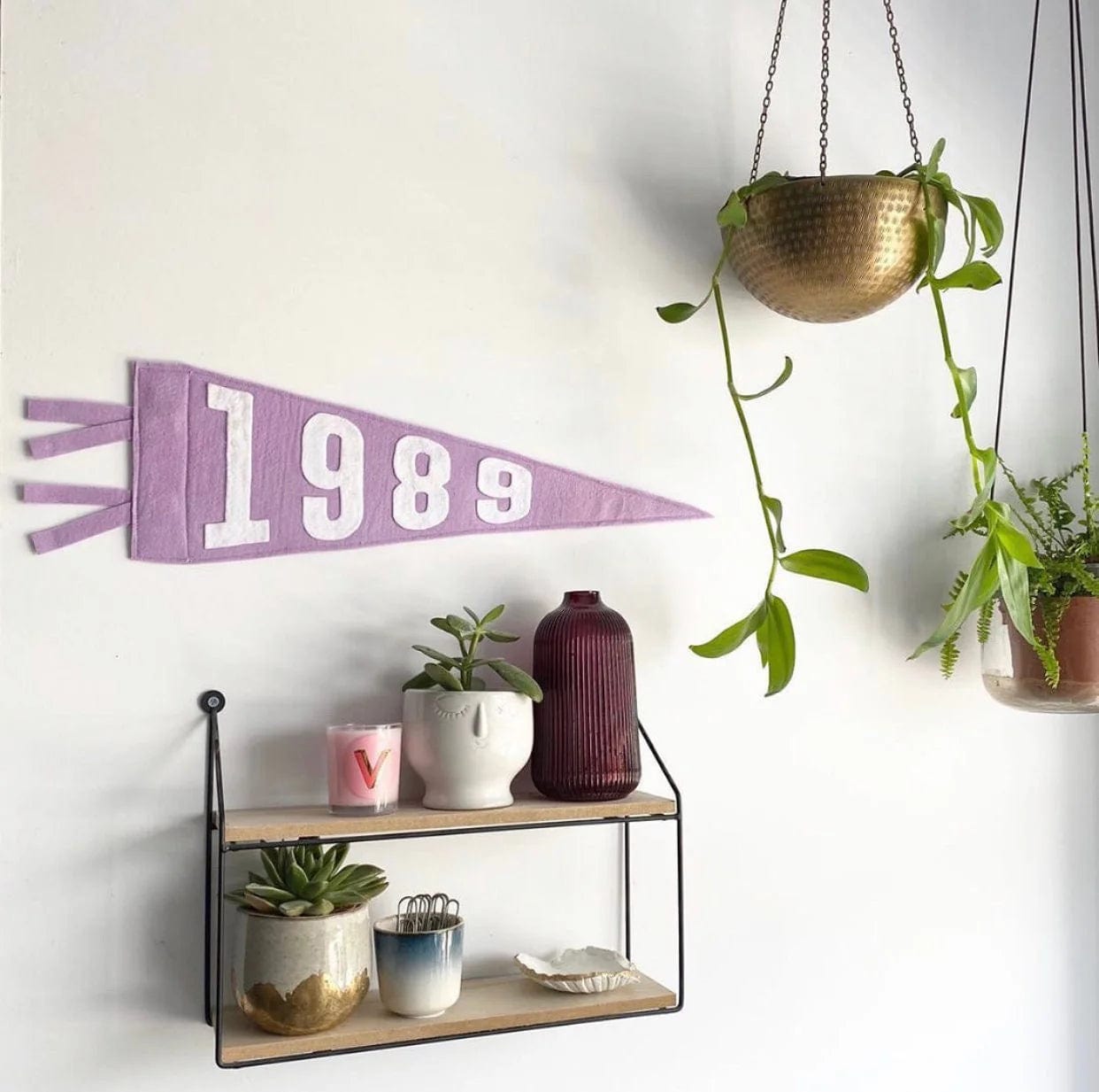 Flag Customisable Birth Year Pennant