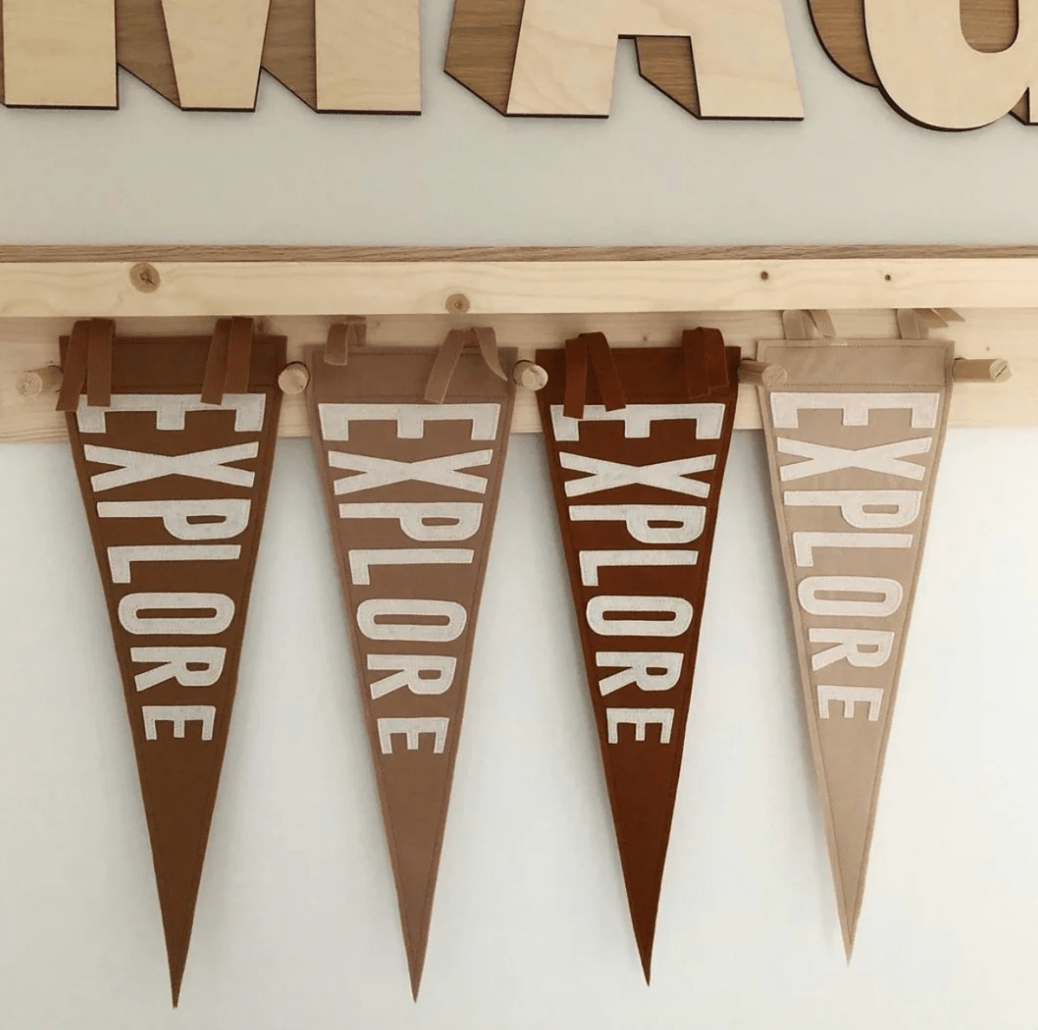 Customisable Explore Pennant