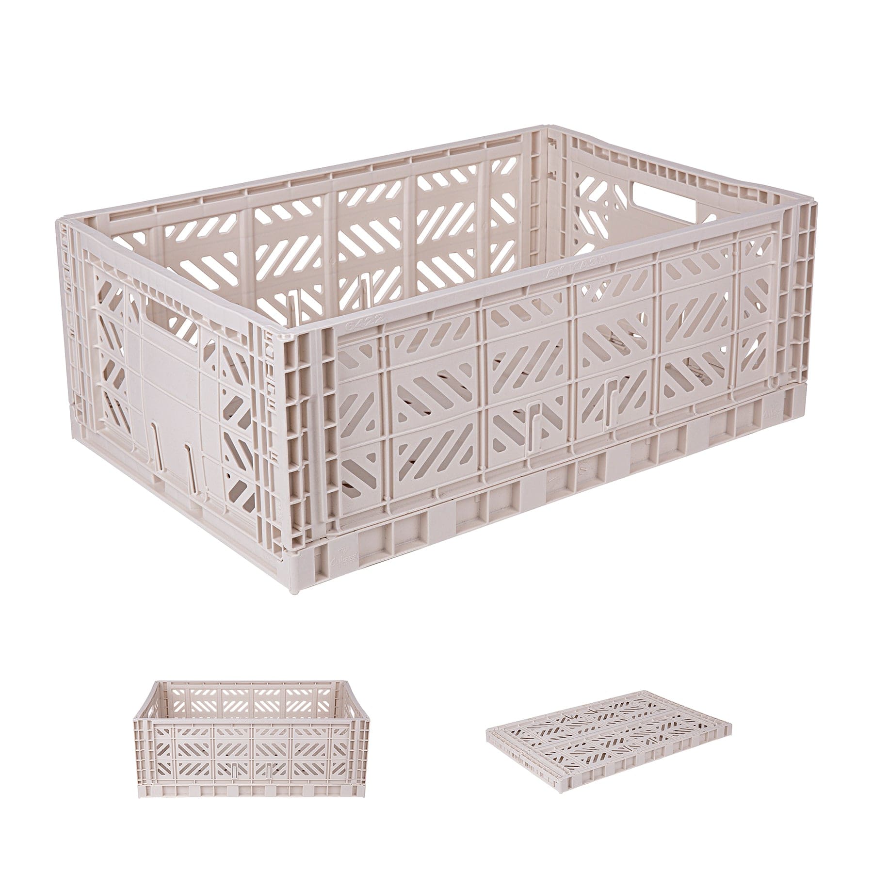 Folding Crate Aykasa Maxi Folding Crate - Coconut Milk