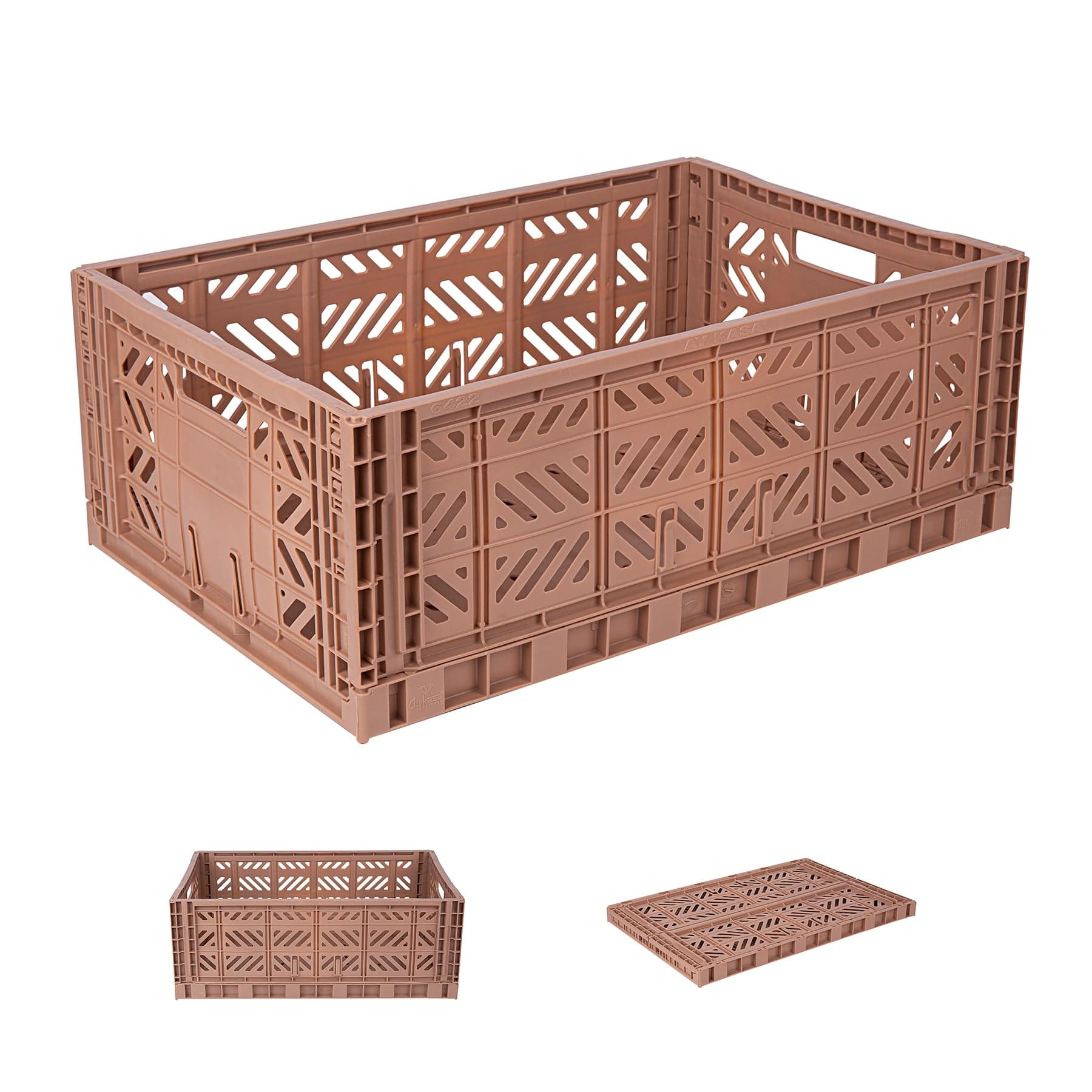 Folding Crate Aykasa Maxi Folding Crate - Warm Taupe