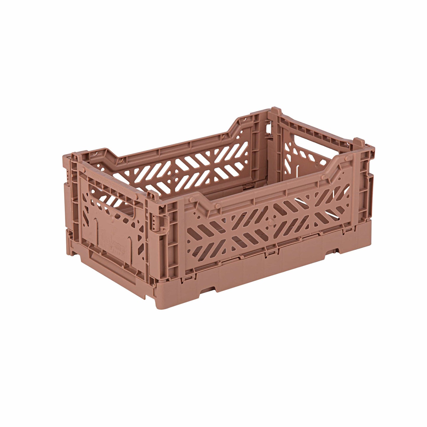 Aykasa Mini Folding Crate - Warm Taupe