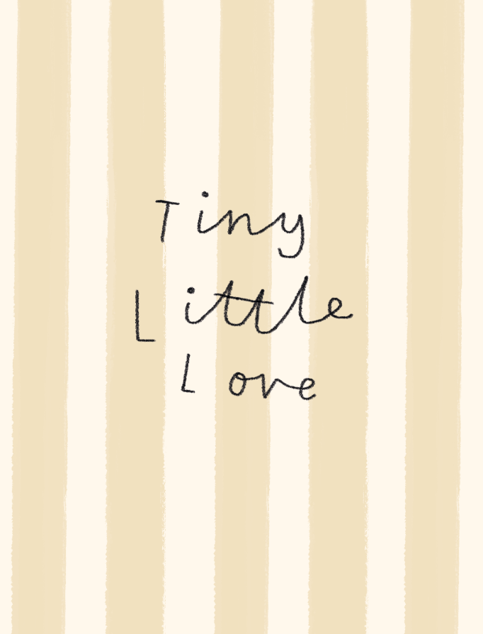 Greeting Card Tiny Little Love Greeting Card