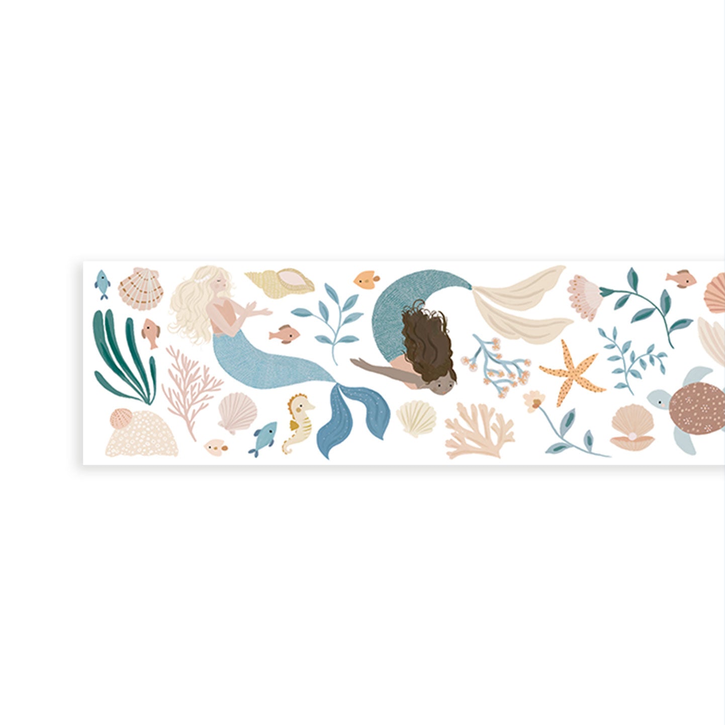 Wall Stickers Mermaid Fabric Wall Stickers