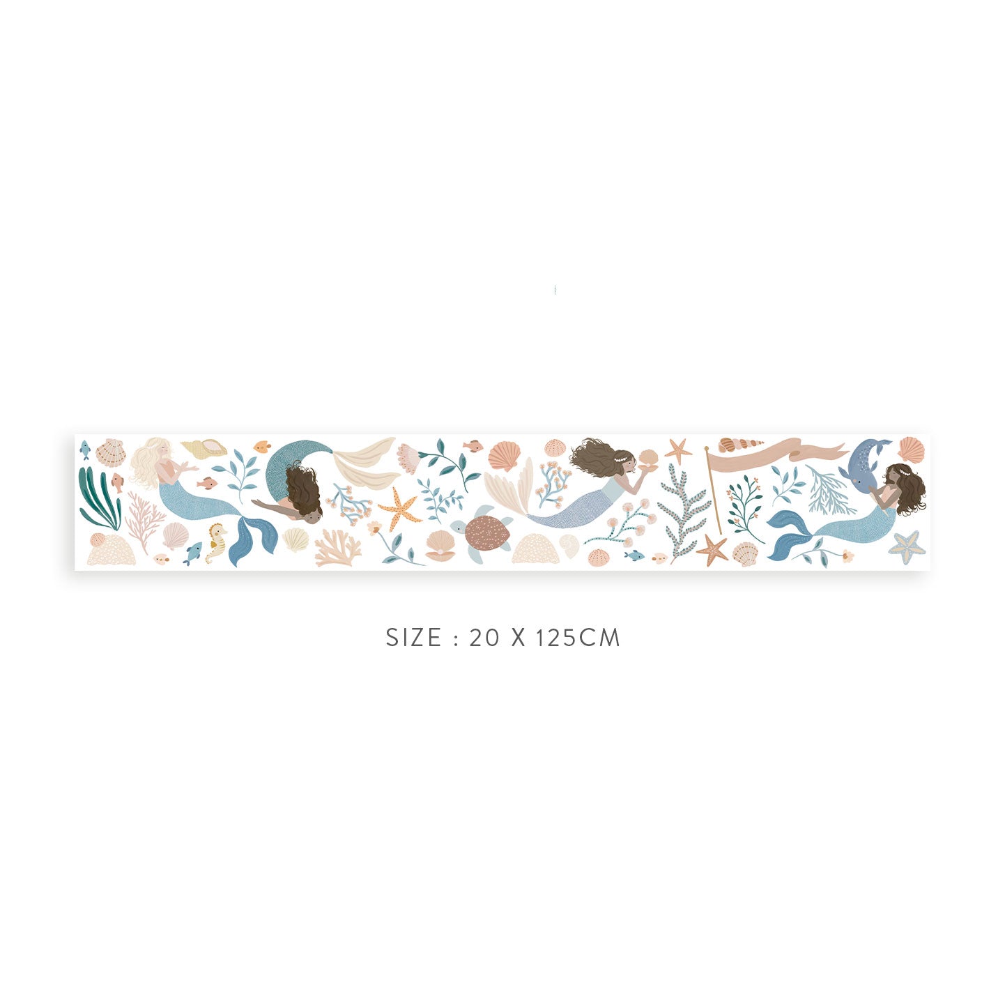 Wall Stickers Mermaid Fabric Wall Stickers