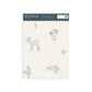 Wallpaper Sample A4 Dotted Woodland Animals White Wallpaper