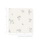 Dotted Woodland Animals White Wallpaper Sample