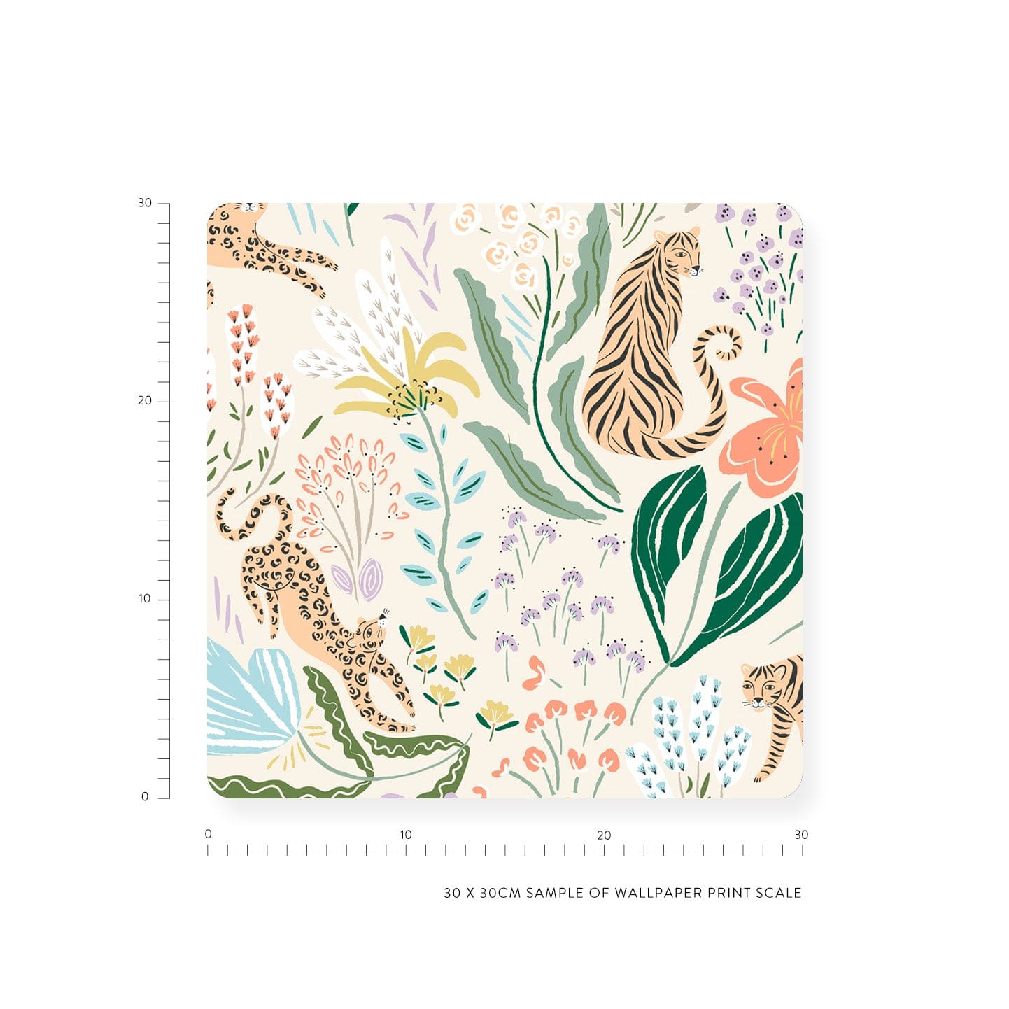 Springtime Big Cats Wallpaper Sample